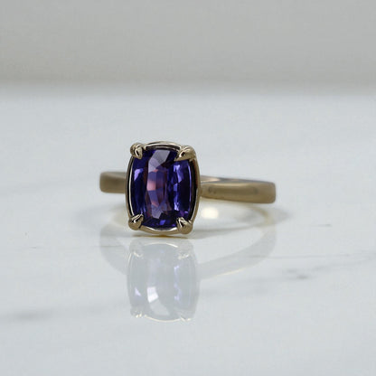 Natural Color Change Sapphire Violet to Purple Mixed Cushion Cut - No-Heat