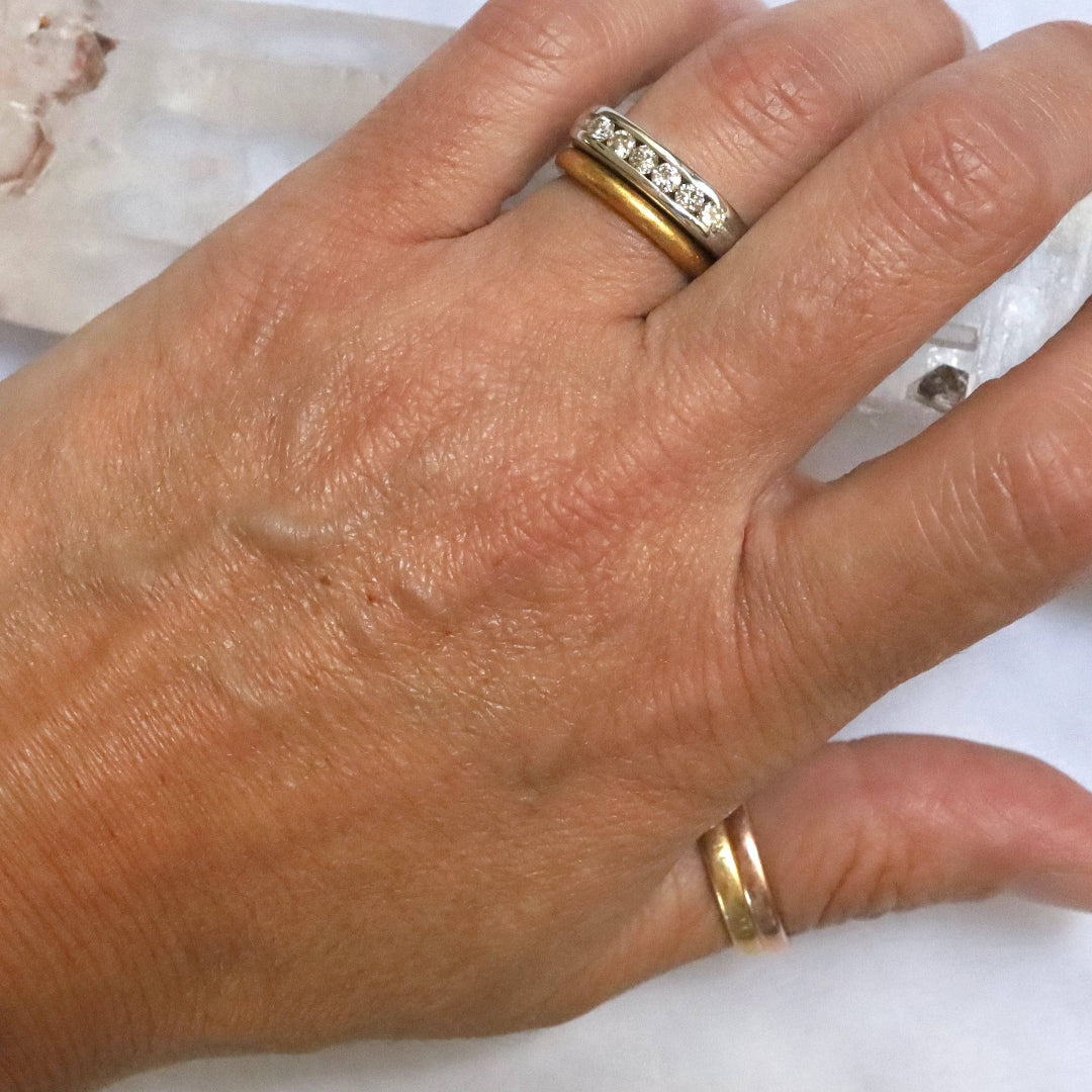 Diamond Anniversary Band / Diamond Wedding Band in 14k White Gold 6=0.50 cts - Petra Star