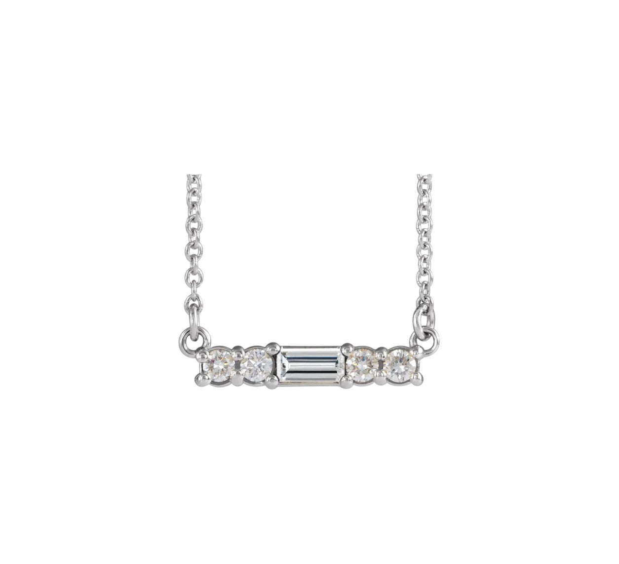 Petra Star Lumière birthstone necklace featuring a sparkling gemstone pendant on a delicate chain.