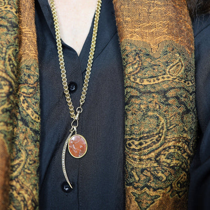 Erotic Intaglio Pendant - Petra Star