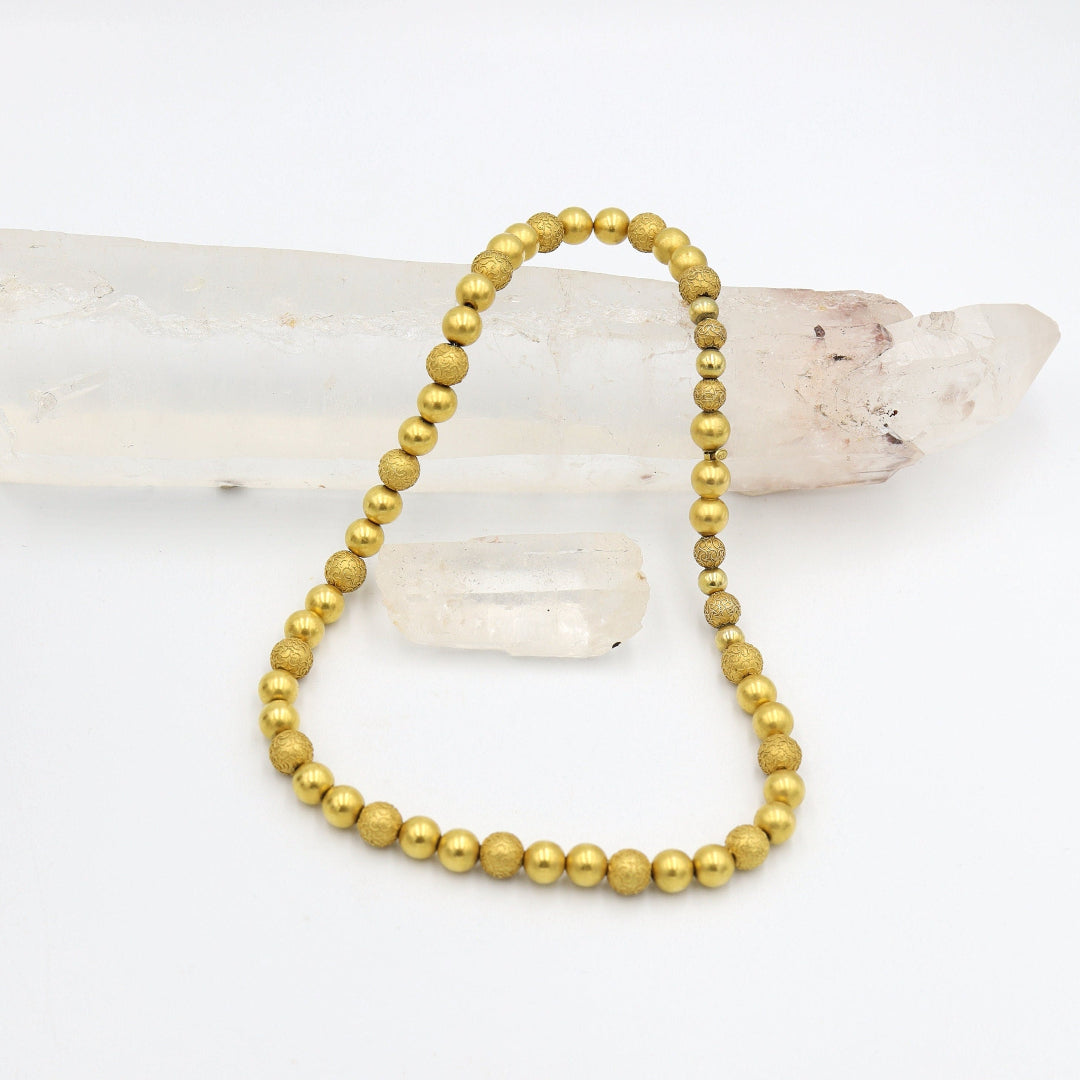 Victorian Etruscan Revival Necklace - Petra Star