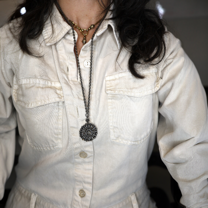 Georgian Rose Cut Diamond Pendant