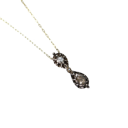 Georgian Rose Cut Diamond Necklace - Petra Star