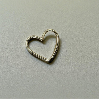 Petra Star Signature Heart Split Ring Charm Holder Connector
