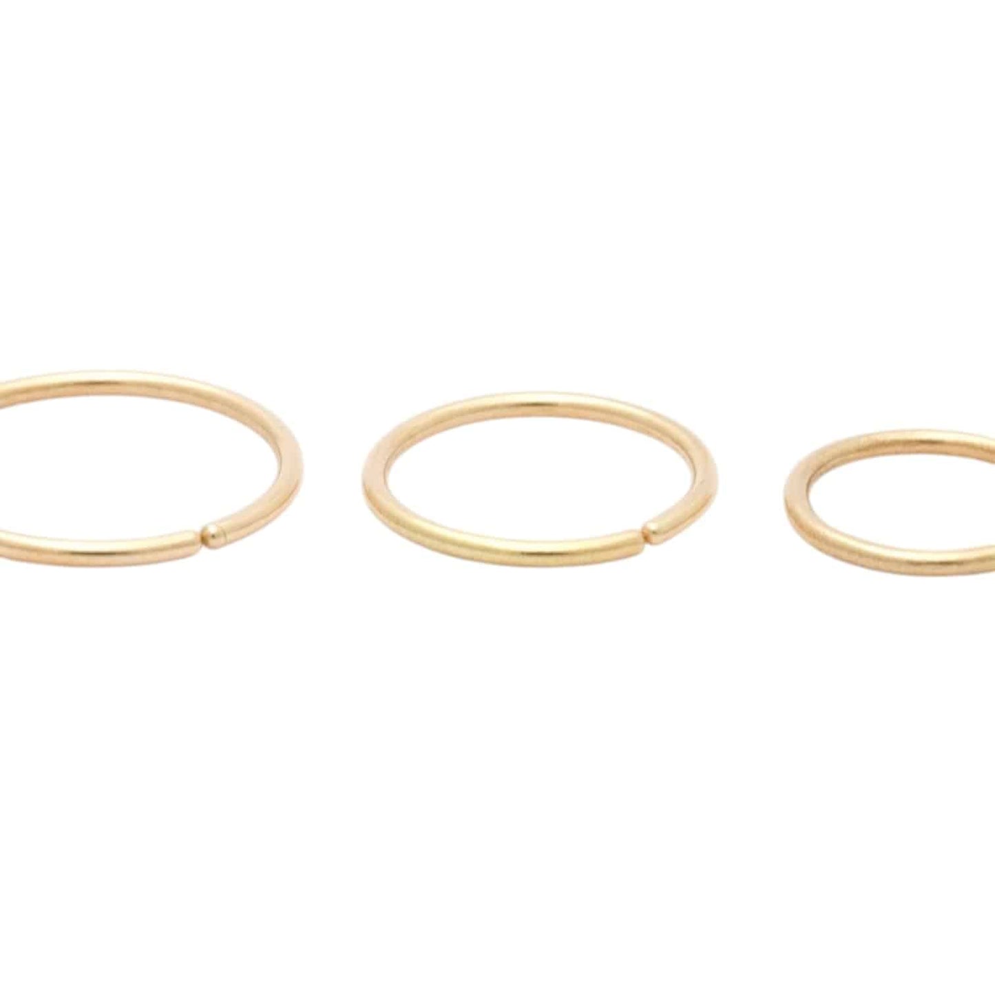 Huggie Earrings in 14k Yellow Gold