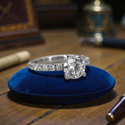 Shared Prong Engagement Ring Remount - Petra Star