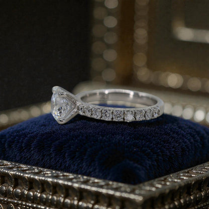 Shared Prong Engagement Ring Remount - Petra Star