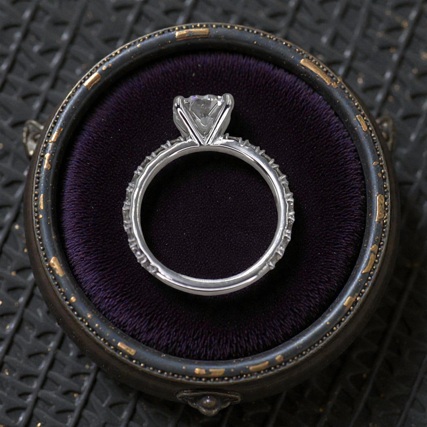 Shared Prong Engagement Ring Remount - Petra Star