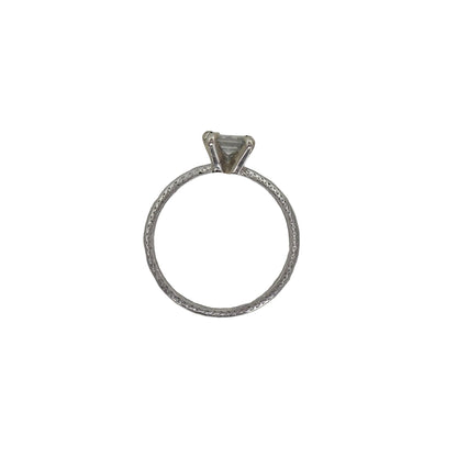 Art Deco Band in Platinum Dated 11.28.23 Size 6