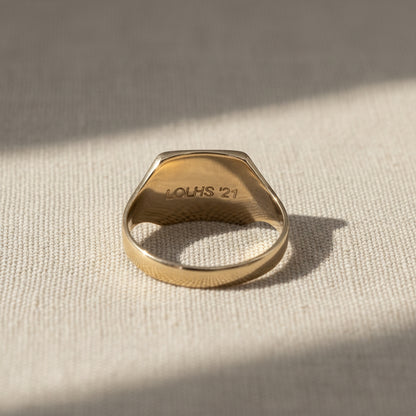 Antique Signet Ring Custom Engraving