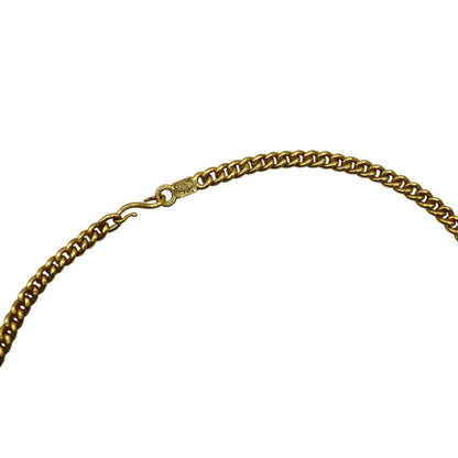 Antique 24k Yellow Gold Chinese Gold Chain 17.5" Length 39.3 Grams