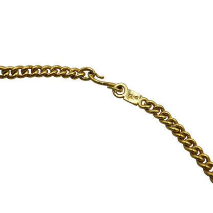 Antique 24k Yellow Gold Chinese Gold Chain 17.5" Length 39.3 Grams