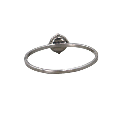 Platinum & Upcycled Diamond Solitaire Ring – Ornate Bezel | Petra Star - Petra Star
