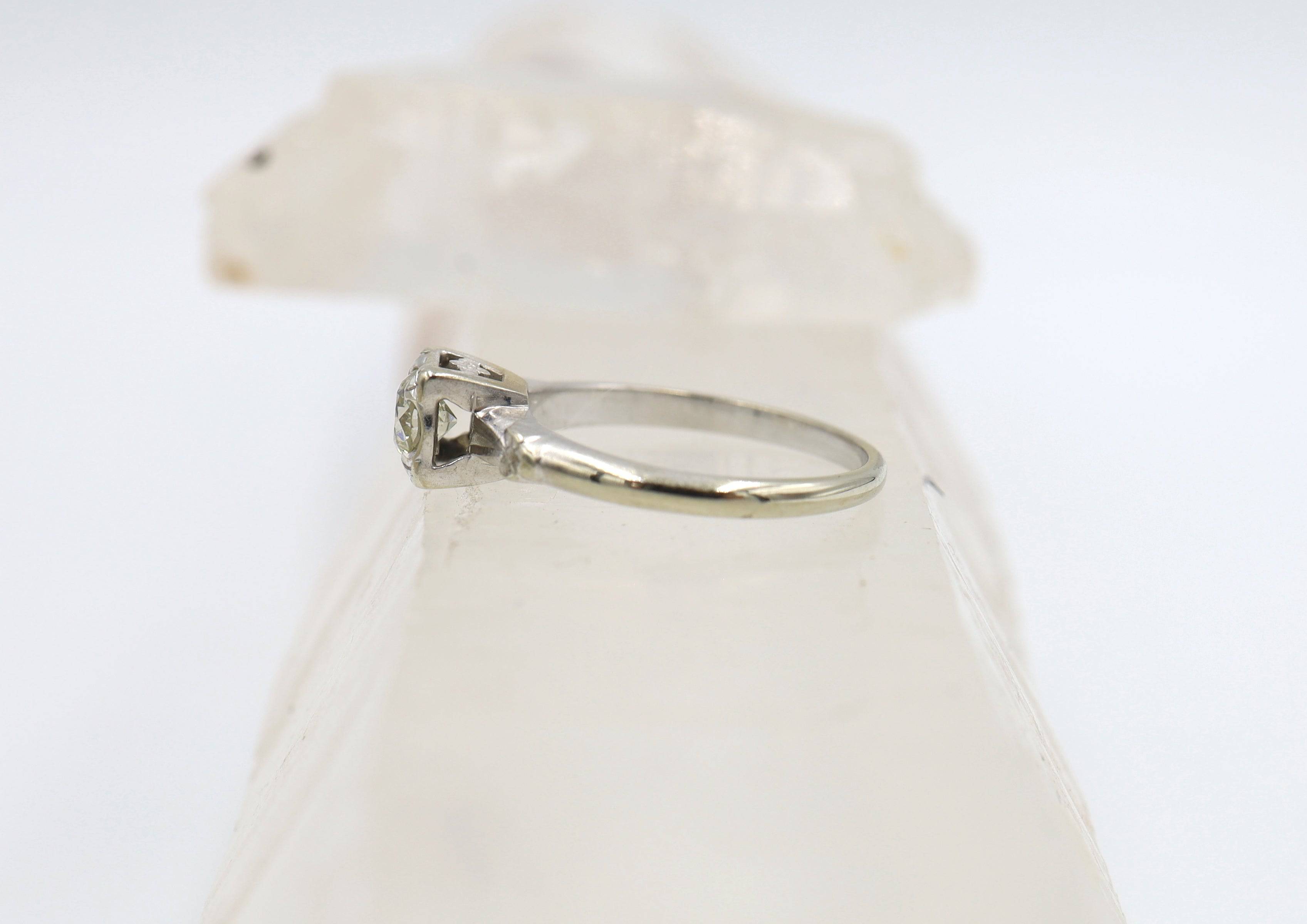 Art Deco Cherry Blossom Ring - Petra Star