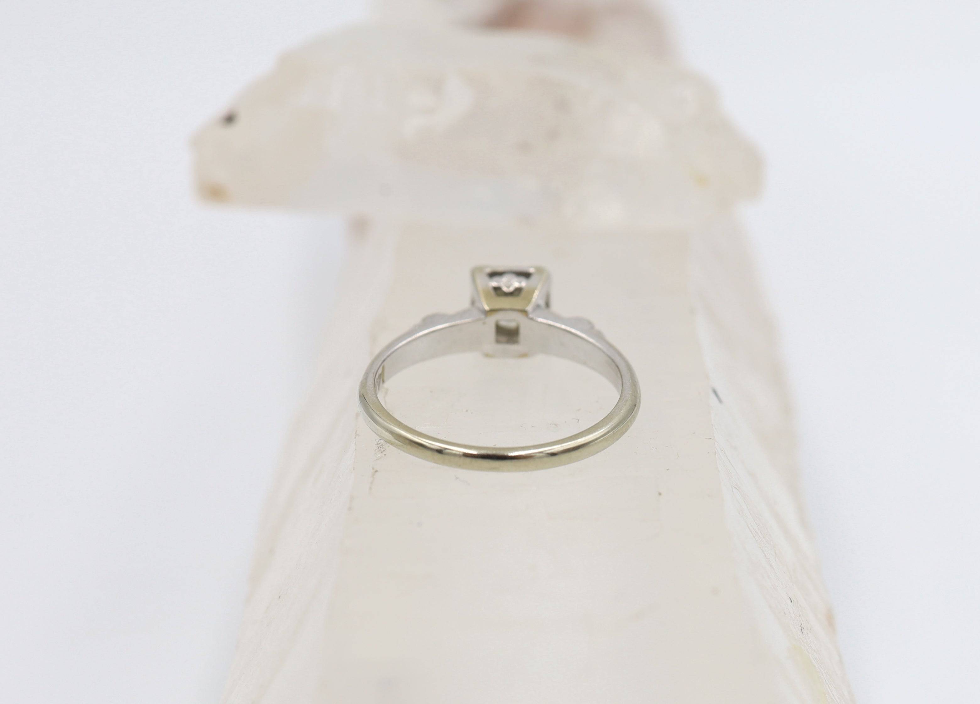 Art Deco Cherry Blossom Ring - Petra Star