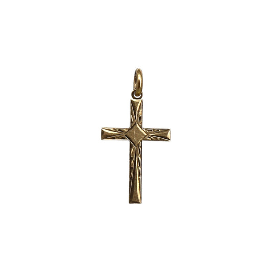 Antique Cross 10k Yellow Gold