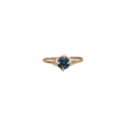 Art Deco Blue Zircon Ring