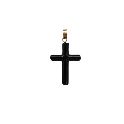 Victorian Black Enamel Cross