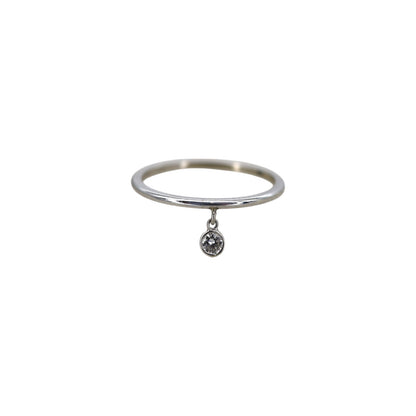 Upcycled, Antique-Inspired Diamond Charm Ring - Petra Star