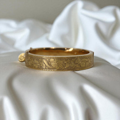 Victorian Bangle Bracelet Gold Filled - Petra Star