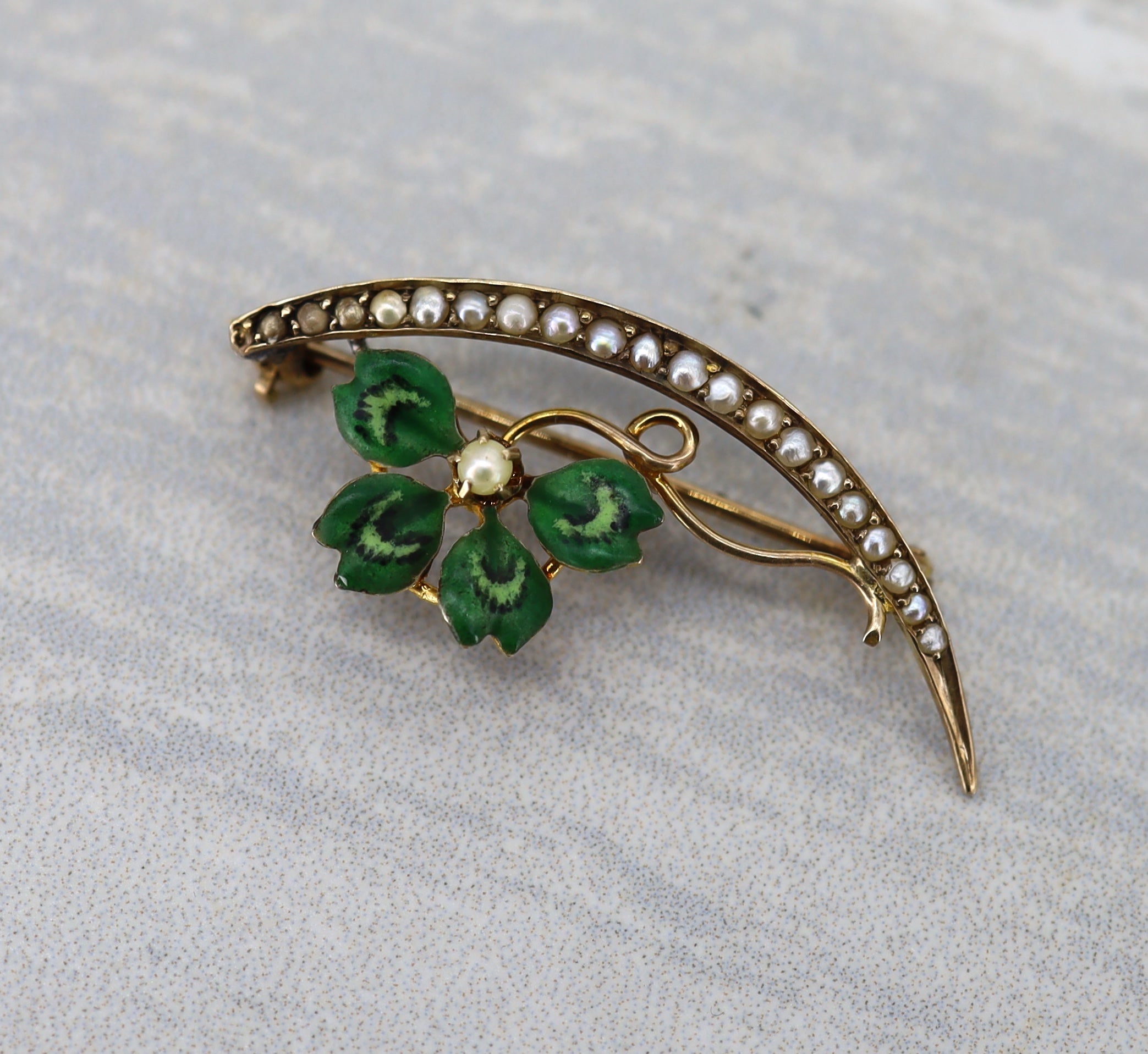 Art Nouveau Honeymoon Pendant - Petra Star