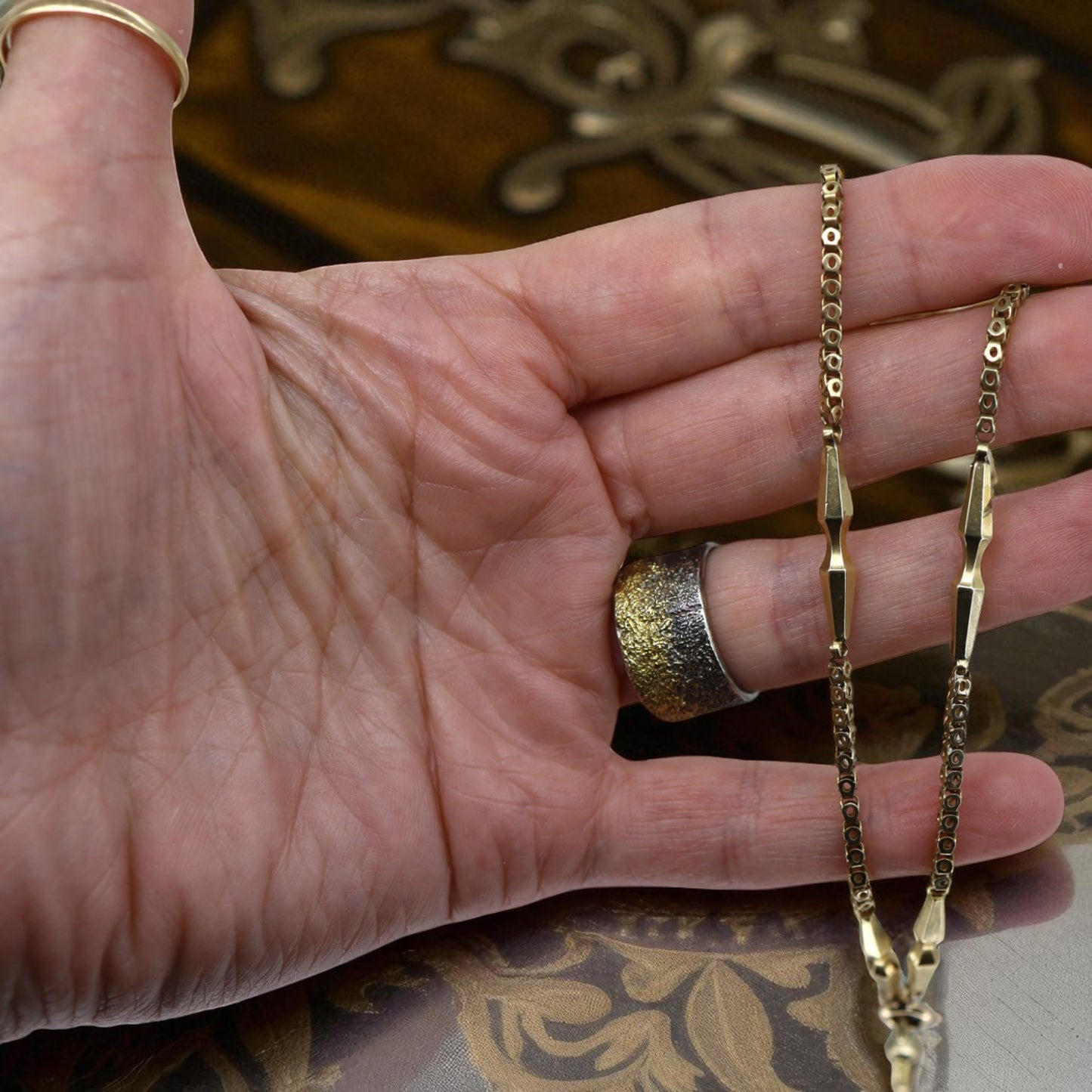 Art Deco Gold Filled Chain - Petra Star