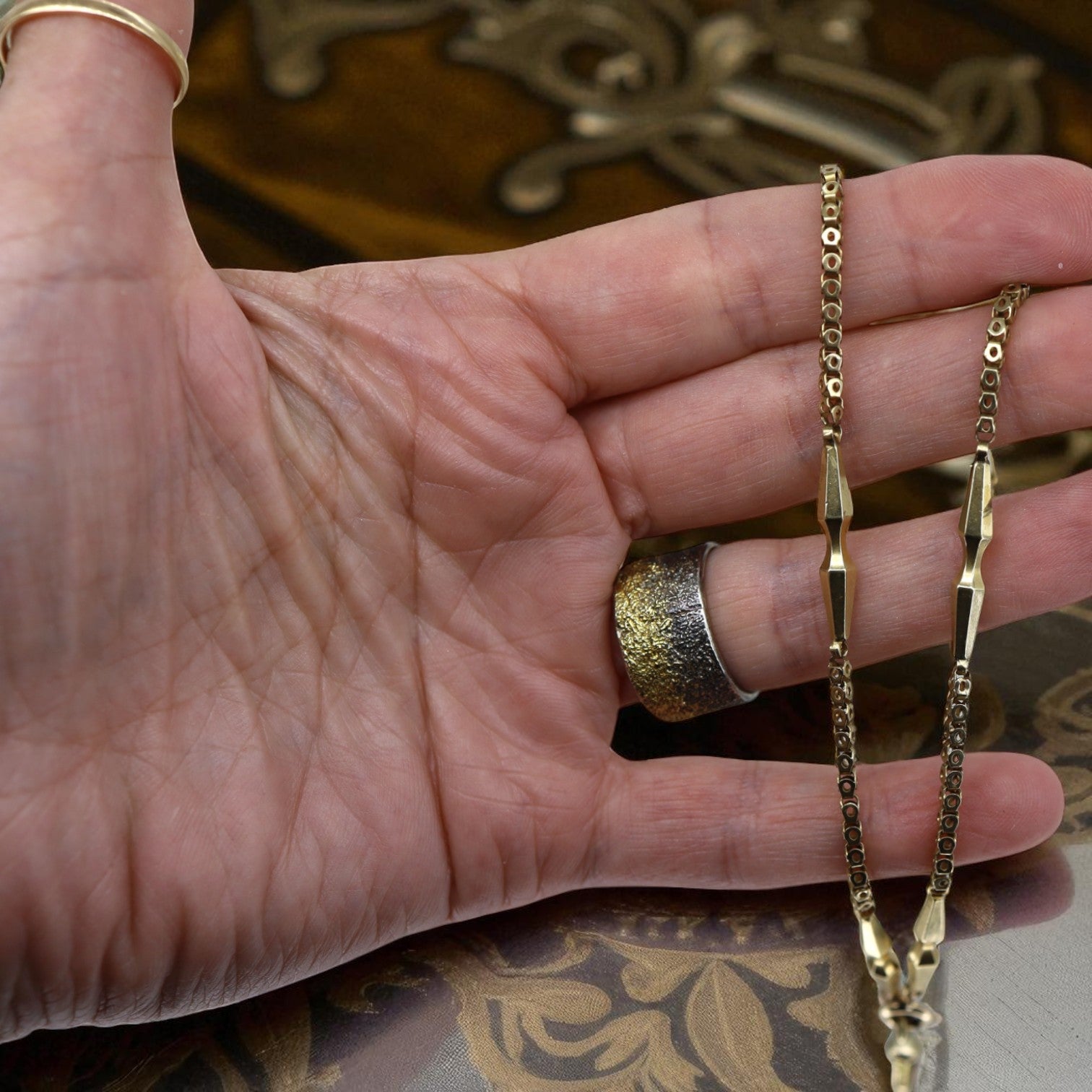 Art Deco Gold Filled Chain - Petra Star