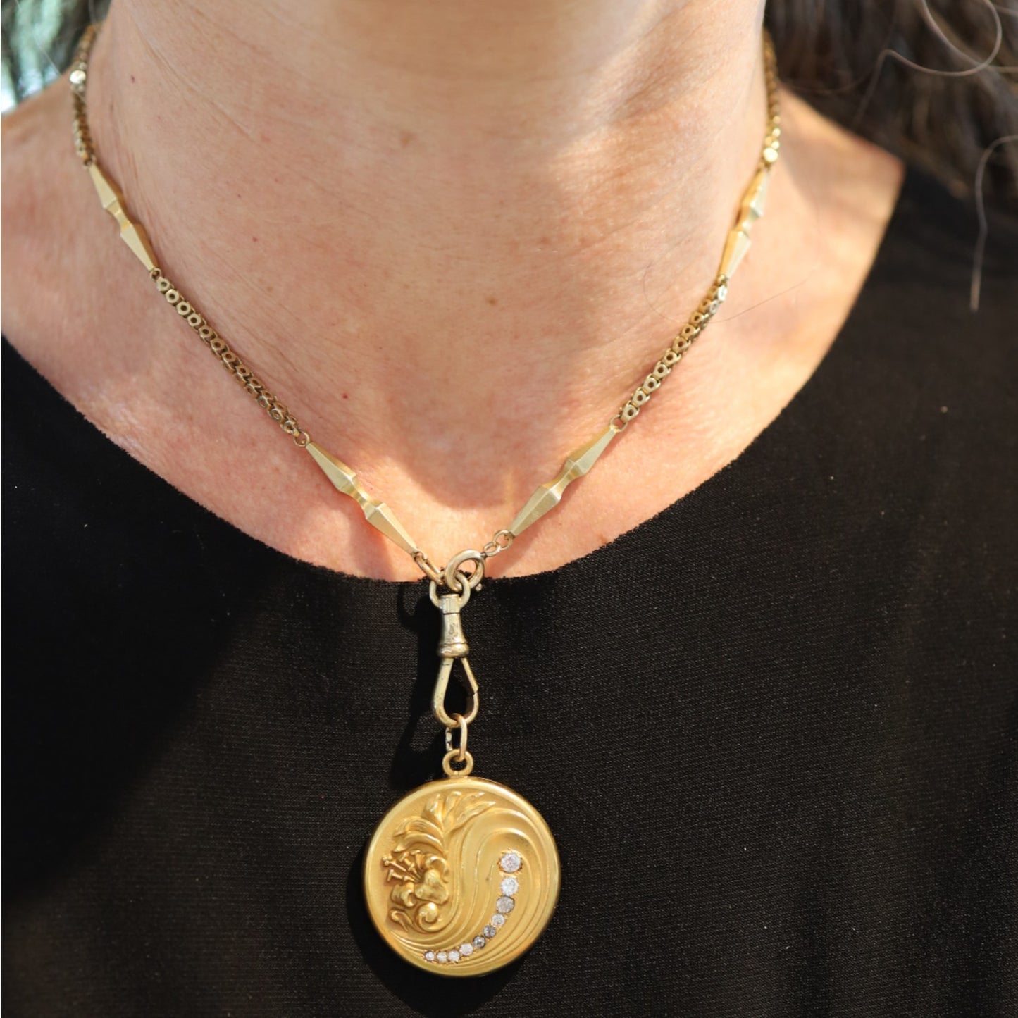 Art Deco Gold Filled Chain - Petra Star