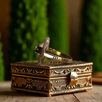 Victorian Turquoise Ring - Petra Star