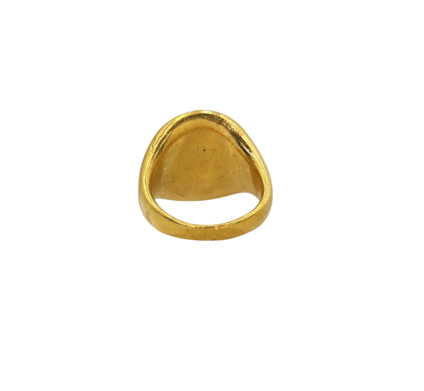 Ancient Intaglio Ring in 22k Buttery Gold - Petra Star