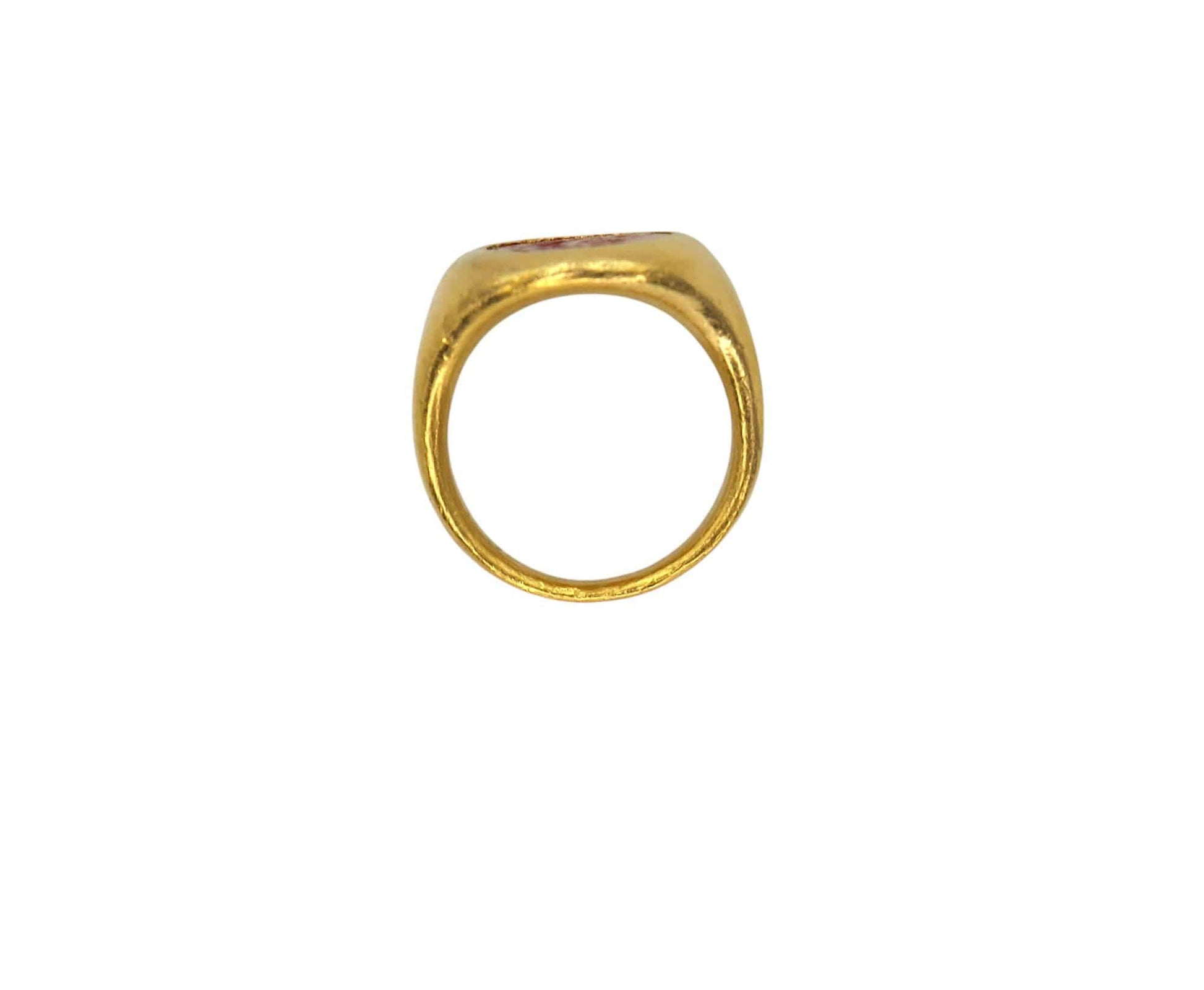 Ancient Intaglio Ring in 22k Buttery Gold - Petra Star