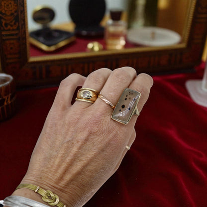 14k Rose Gold band 2.5 mm - Petra Star