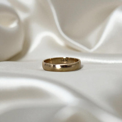 14k Estate 3.4mm Band - Petra Star