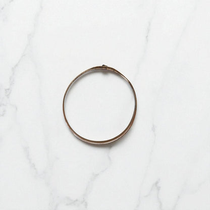 Victorian 10k Pink Gold Gypsy-Set Diamond Cigar Band – Antique Recycled Statement, c.1850 - Petra Star