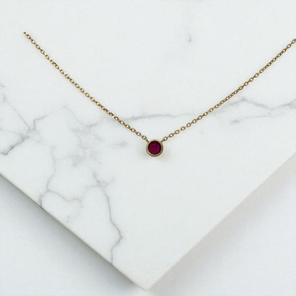 Ruby Necklace - Petra Star