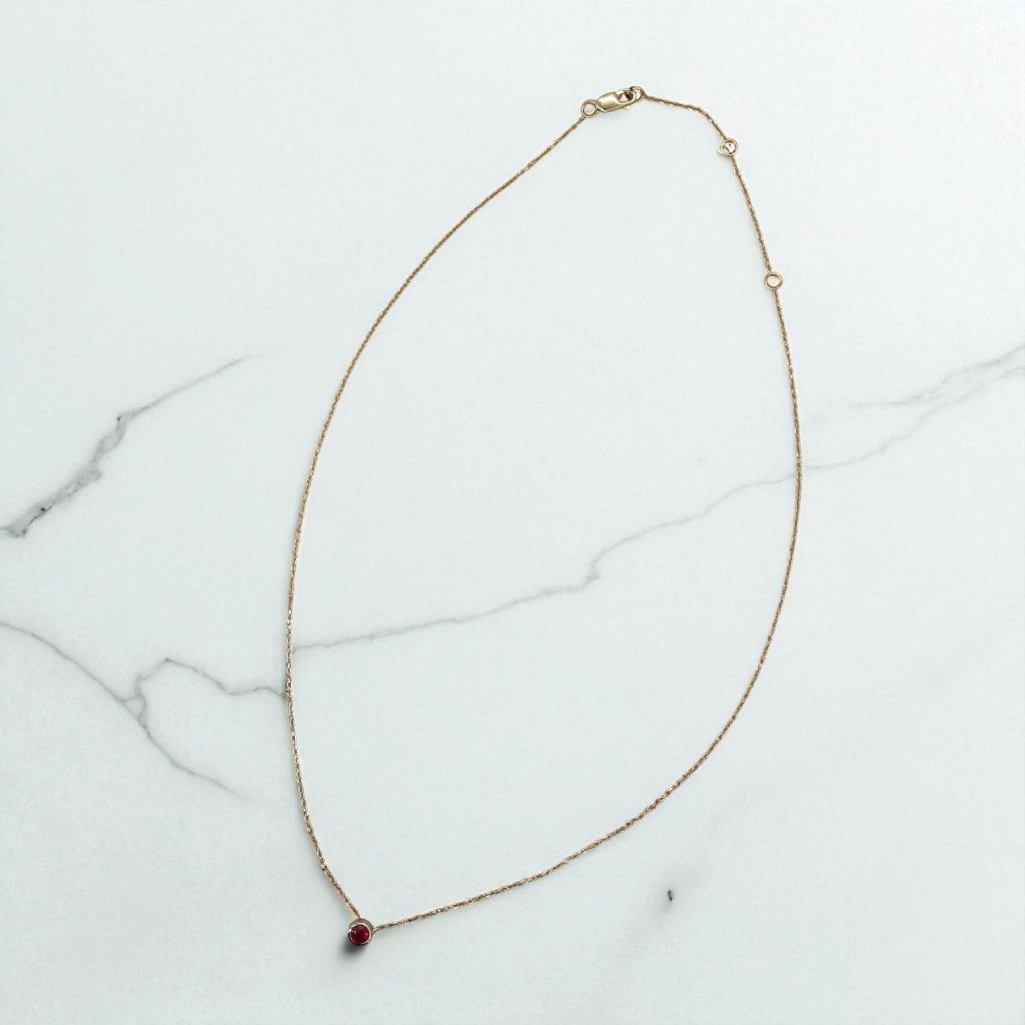 Ruby Necklace - Petra Star