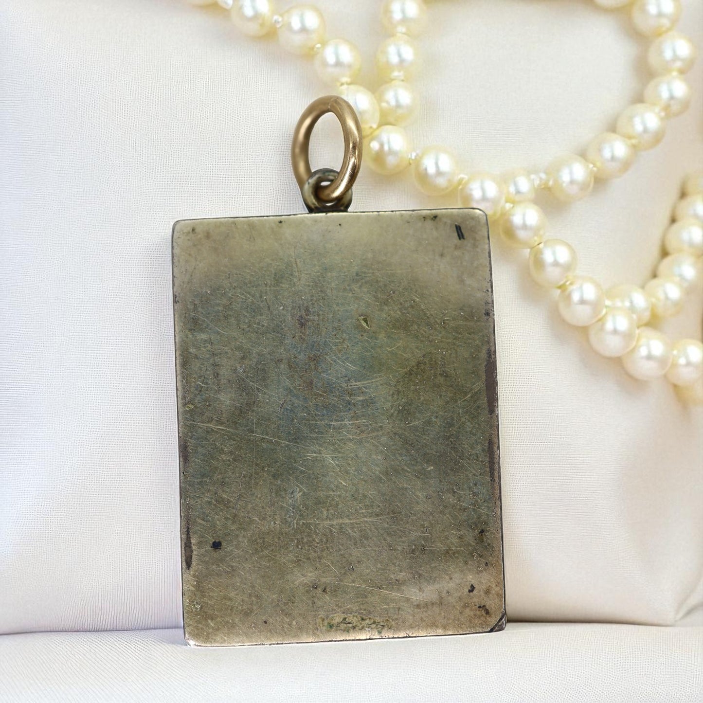 19th-Century Miniature Portrait of a Gentleman – Gilt Metal & Silver Back | Petra Star - Petra Star