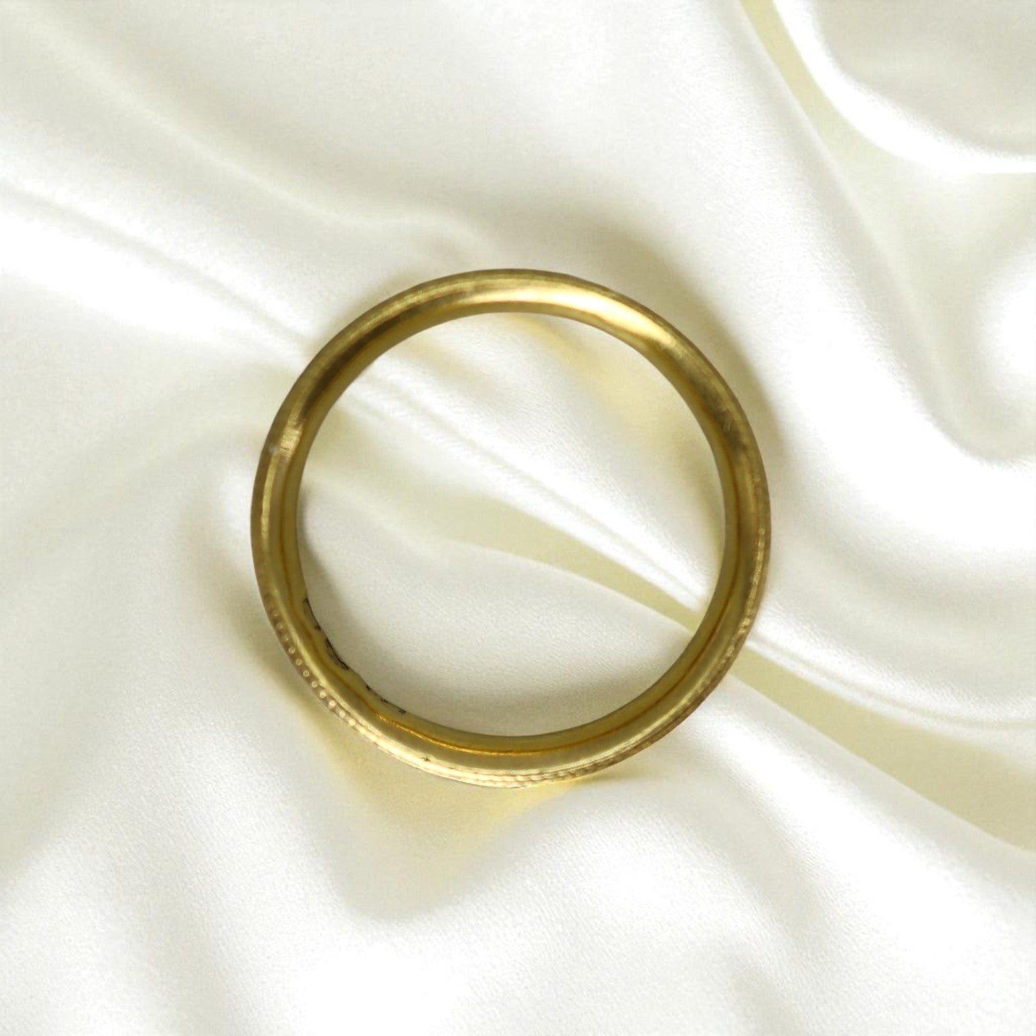 18k Gold & White-Enamel Georgian Memento Mori Mourning Ring - Petra Star