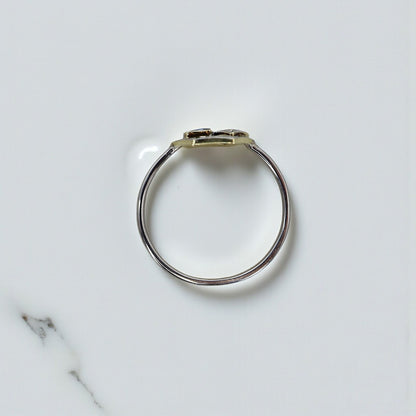 Art Deco Sapphire and Diamond Ring in Platinum