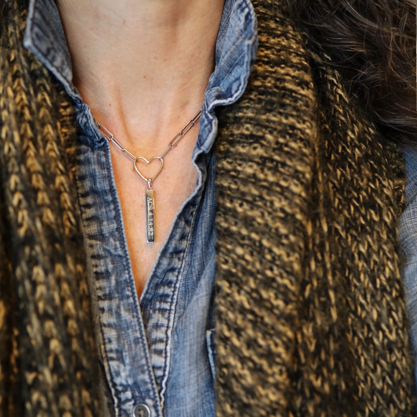 Petra Star Signature Heart Split Ring Charm Holder Connector