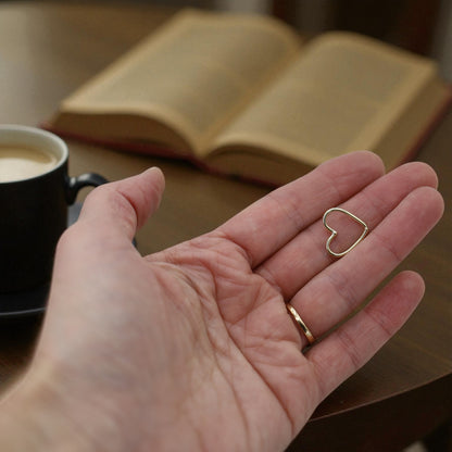 Petra Star Signature Heart Split Ring Charm Holder Connector