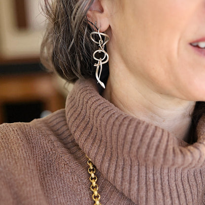 Annette Ferdinandsen Triple Tier Snake Earrings