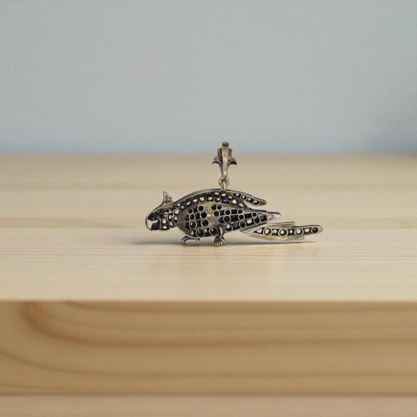 Georgian Diamond Pendant of a Bird