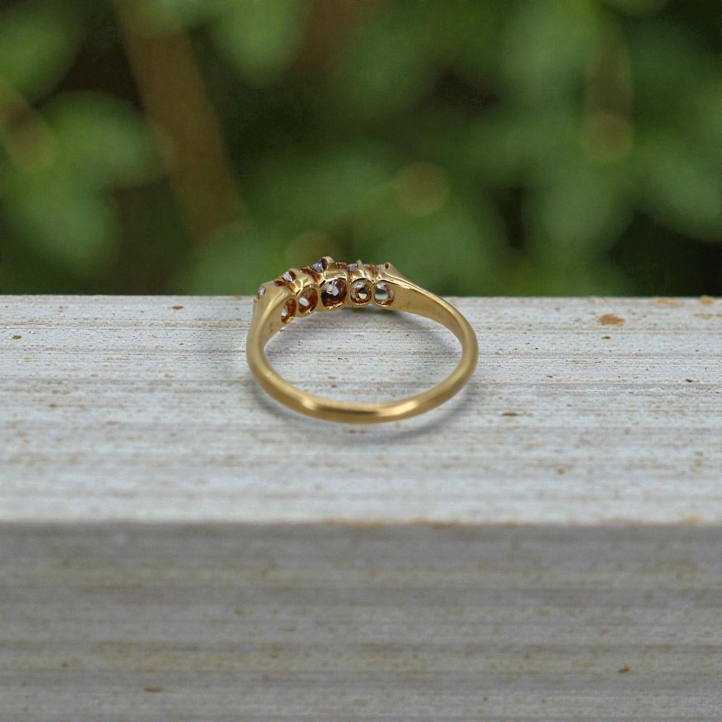 Victorian Five Stone Diamond Band