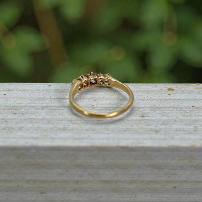 Victorian Five Stone Diamond Band