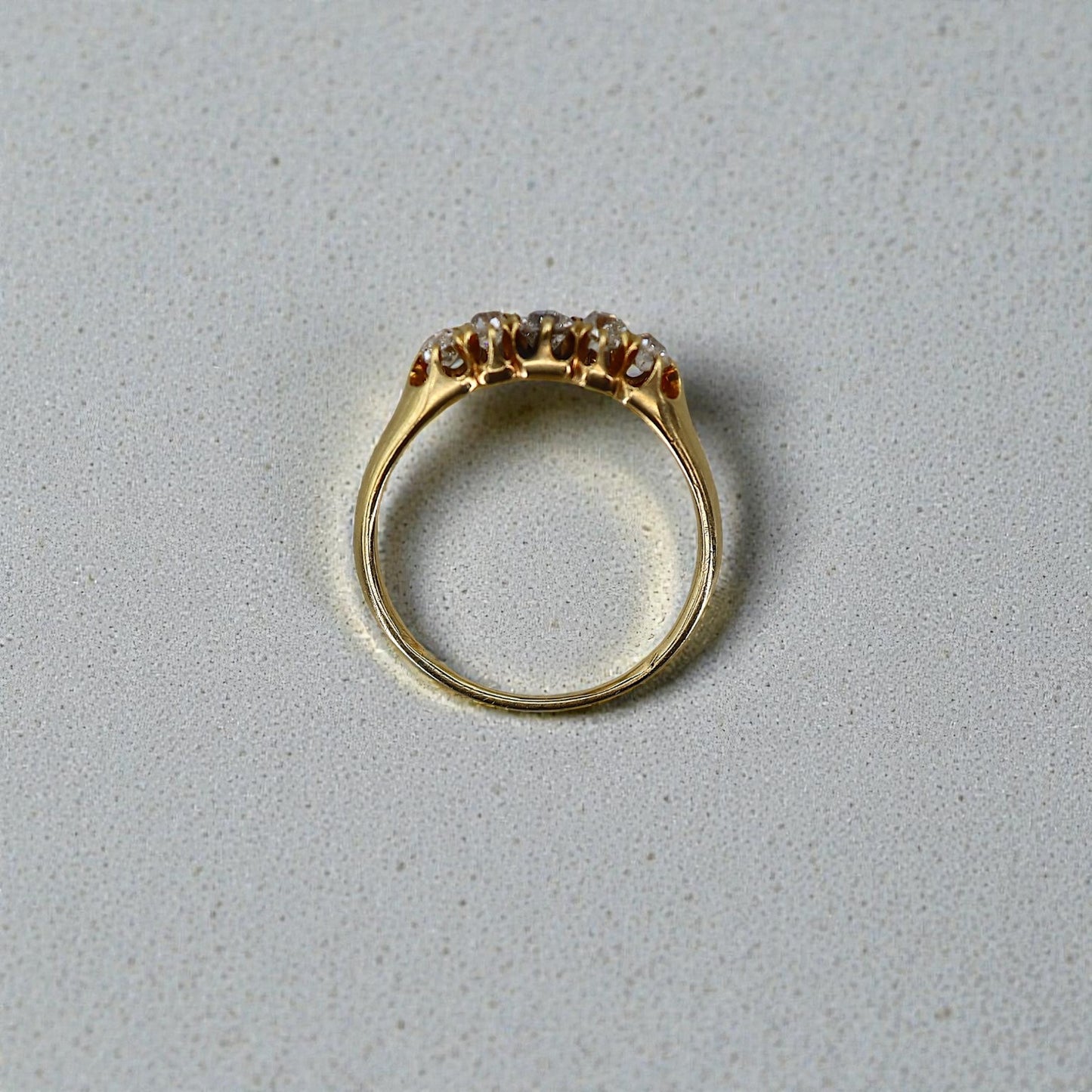 Victorian Five Stone Diamond Band