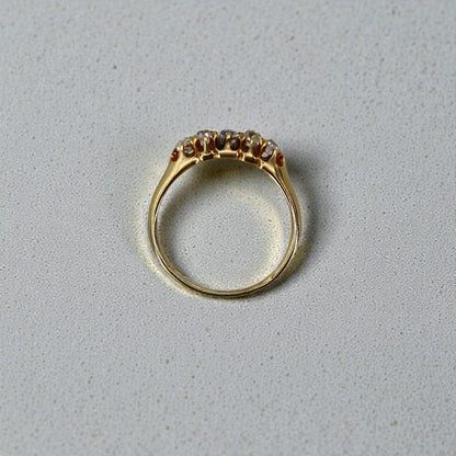 Victorian Five Stone Diamond Band