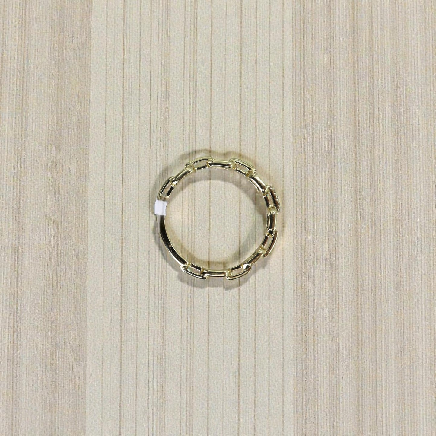 Diamond Link Band 14k Yellow Gold, 0.02ct