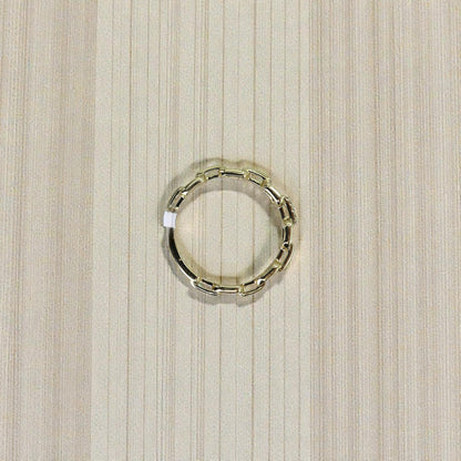 Diamond Link Band 14k Yellow Gold, 0.02ct