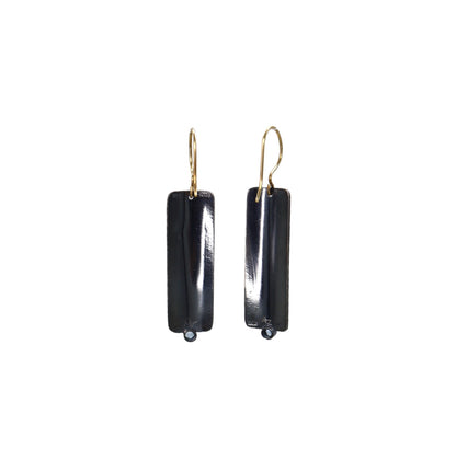 Keum-boo Rectangular Vine Earrings